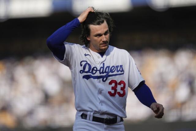 Los Angeles Dodgers' Miguel Vargas during a baseball game against