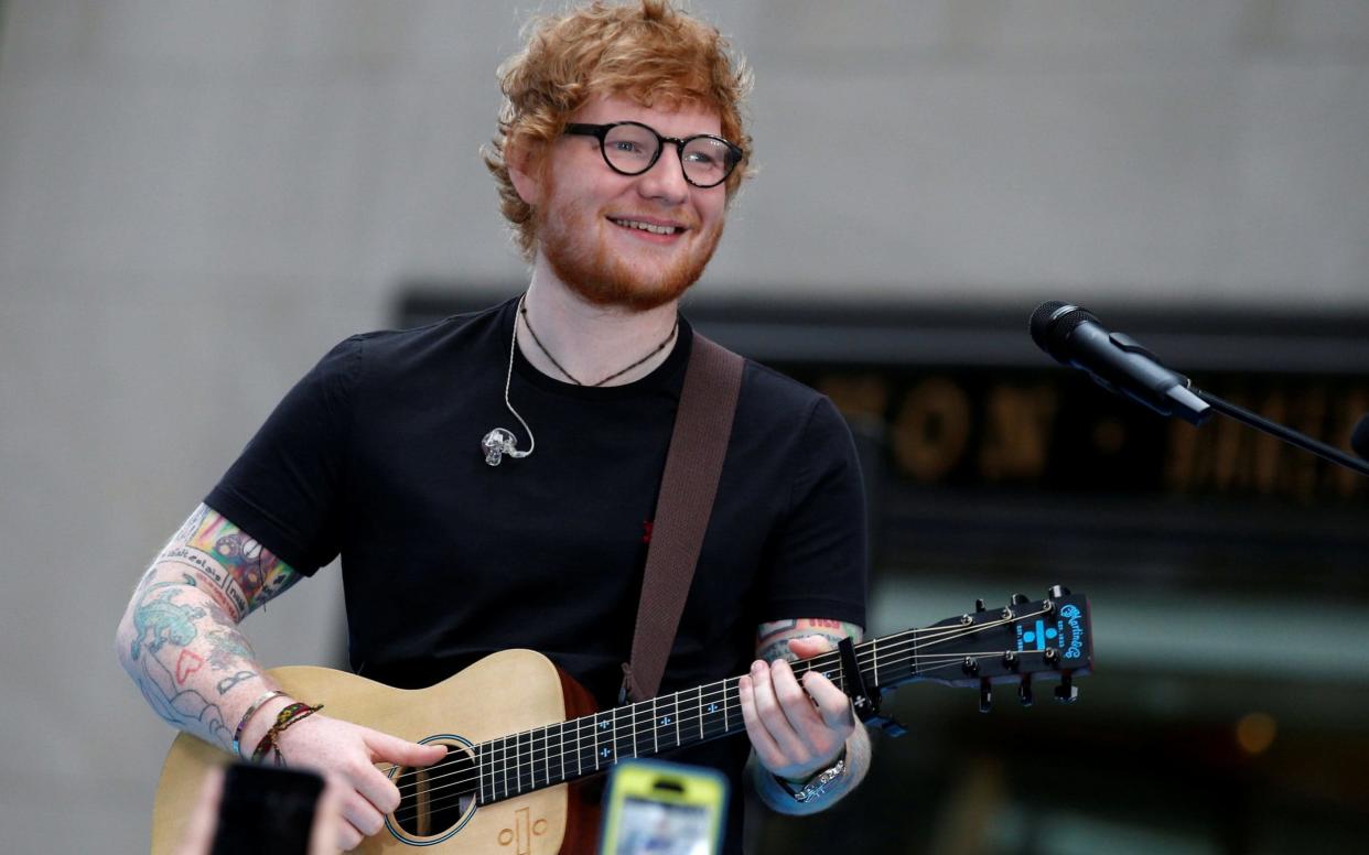 Ed Sheeran is now authorised to install pedestrian gates and cast iron railings outside his converted Victorian brickworks in Kensington and Chelsea - REUTERS