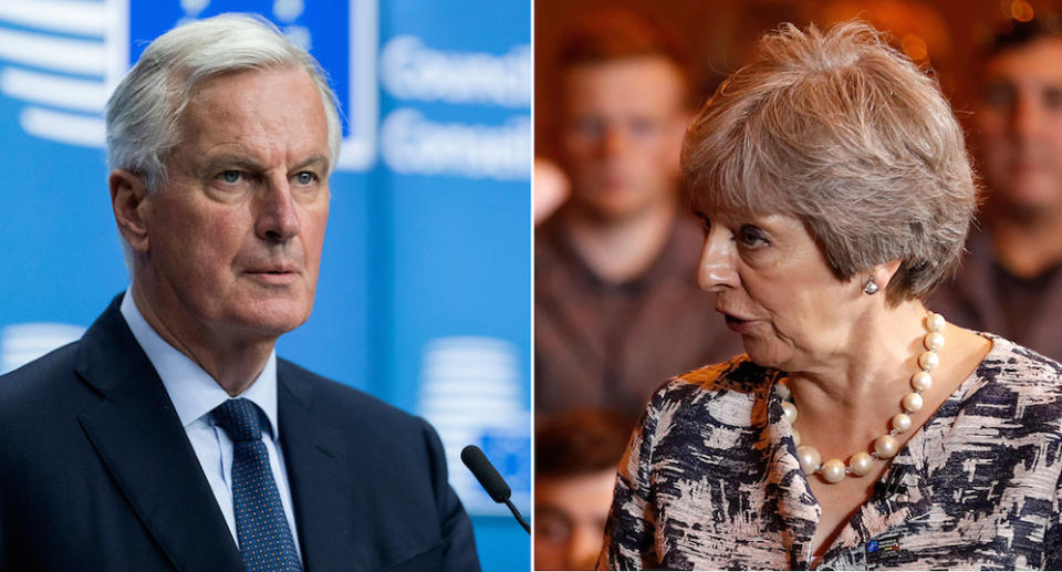 Chief EU negotiator and British prime minister Theresa May (Pictures: Getty)