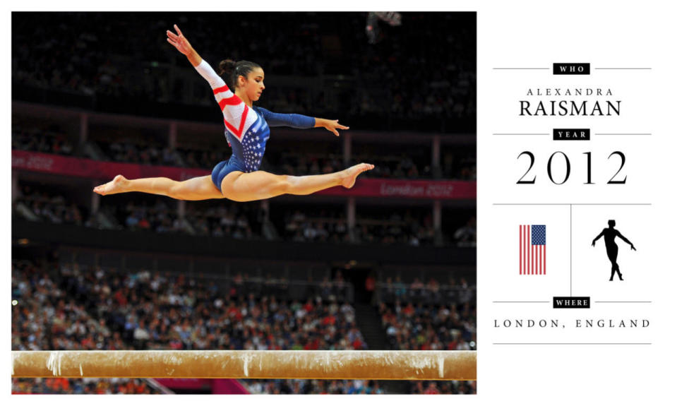 You’ve gotta have the stars and stripes on the leotard, and Aly Raisman’s had all that. And, of course, some bling.