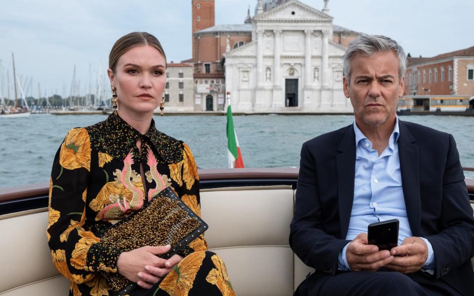 Stiles and Rupert Graves take to the waters of Venice in the new series - Sky
