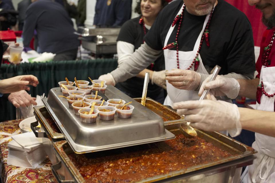 The Winter Newport Festival's 25th Chili Cook-Off took place in 2020 at Gurney's Newport Resort & Marina.