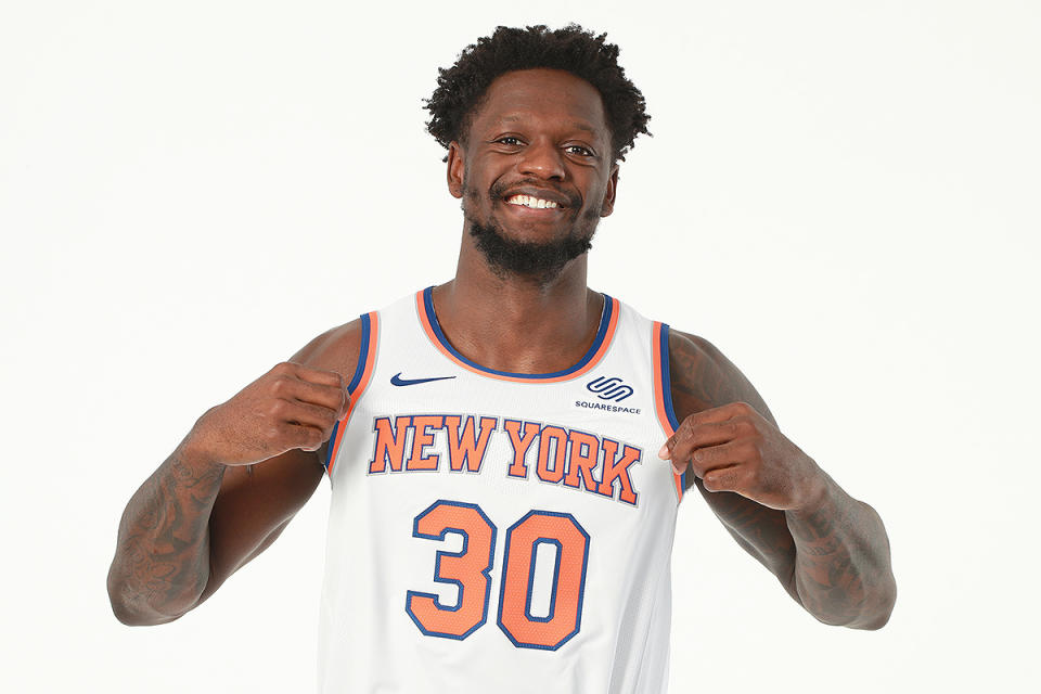 <p>"This guy's going crazy this year," Durant said of the New York Knicks athlete when he selected him during the second round.</p>