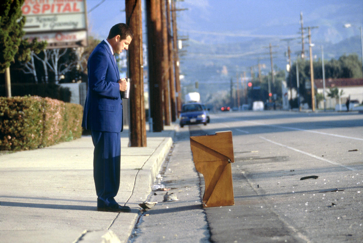 Adam Sandler teamed up with Paul Thomas Anderson for 2002's Punch Drunk Love. (Alamy)