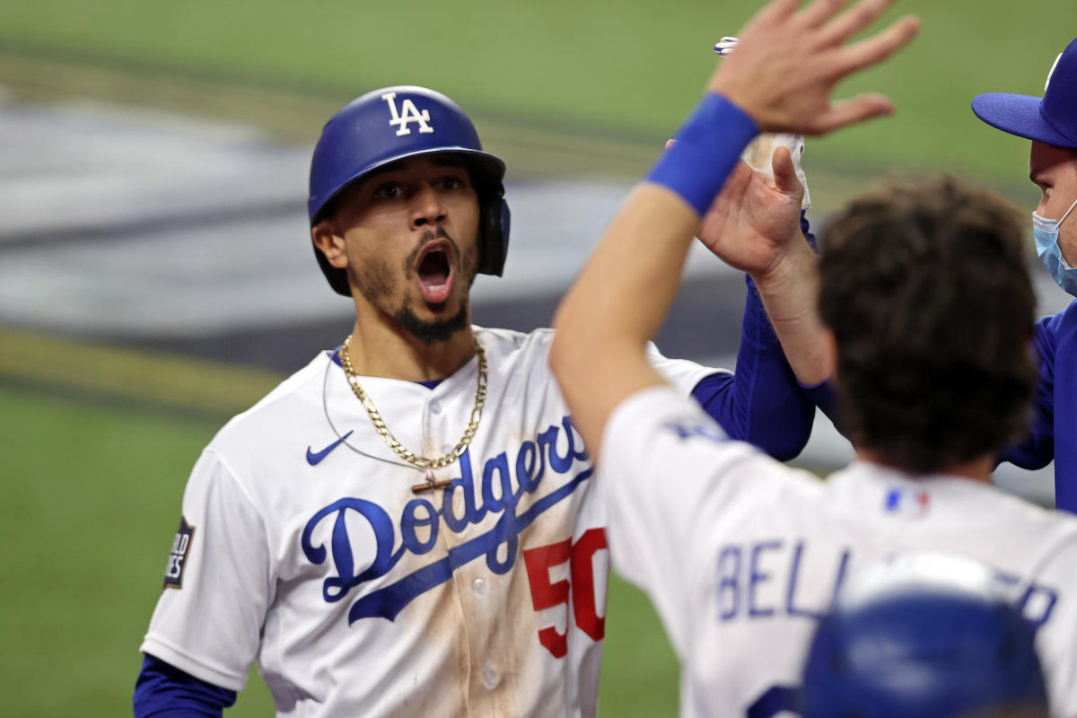 Julio Urias #7 LA Dodgers 2020-World-Series-Champions White