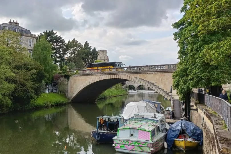 North Parade Bridge in Bath