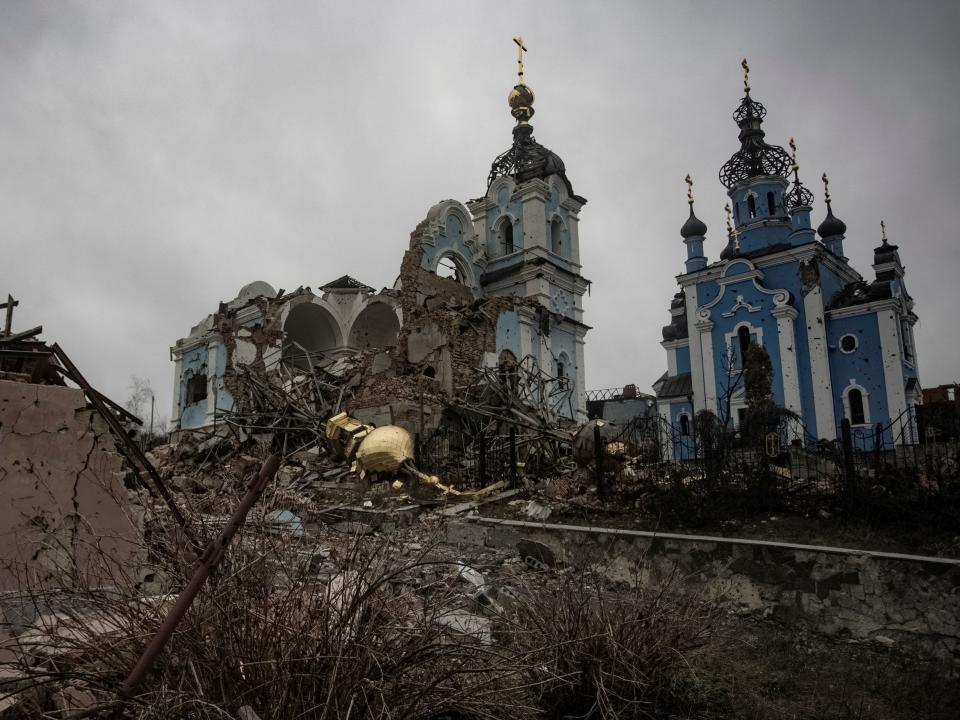 Damage to the Most Holy Theotokos "Joy of All Sorrowful" monastery in Donetsk region