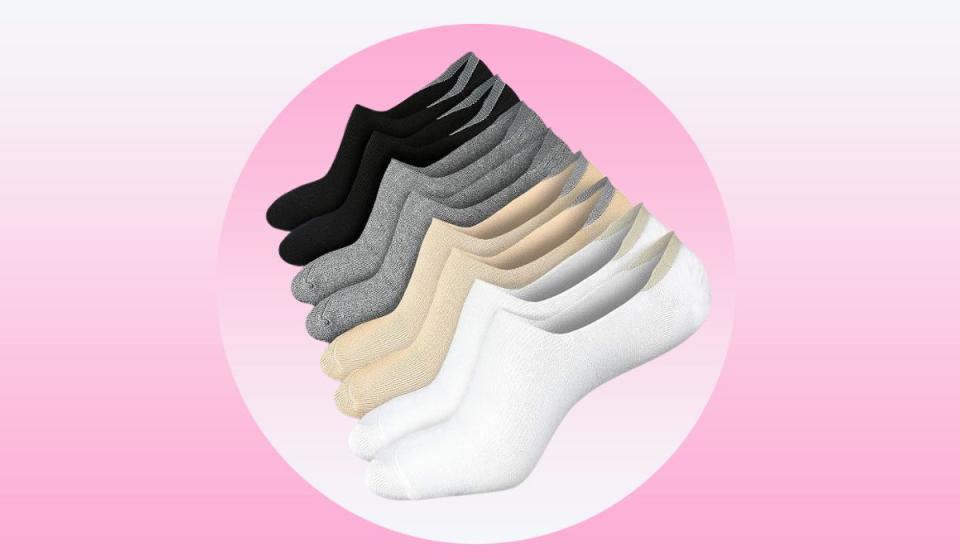 Four pairs of short socks