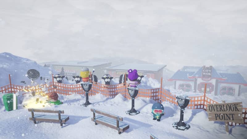 In "South Park: Snow Day!" you explore the snow-covered town and fight enemies with other players. THQ Nordic/dpa