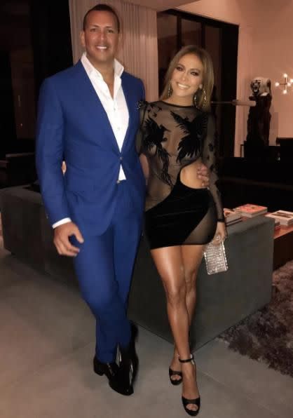 A.Rod threw J.Lo a surprise birthday party over the weekend. Can you believe she just turned 48?! Source: Instagram