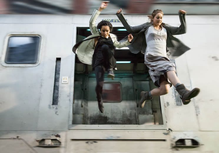 Divergent... studio reportedly regret turning last movie into two parts - Credit: Lionsgate