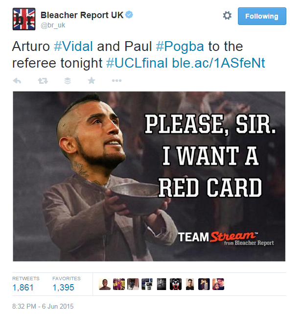 vidal tweet bleacher