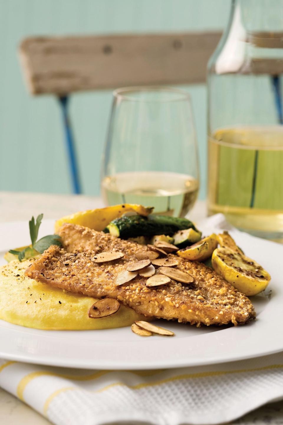 Almond-Crusted Tilapia