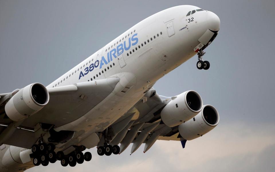 Airbus’s plants in Broughton and Bristol build wings and landing gear for the company’s airliners - AP