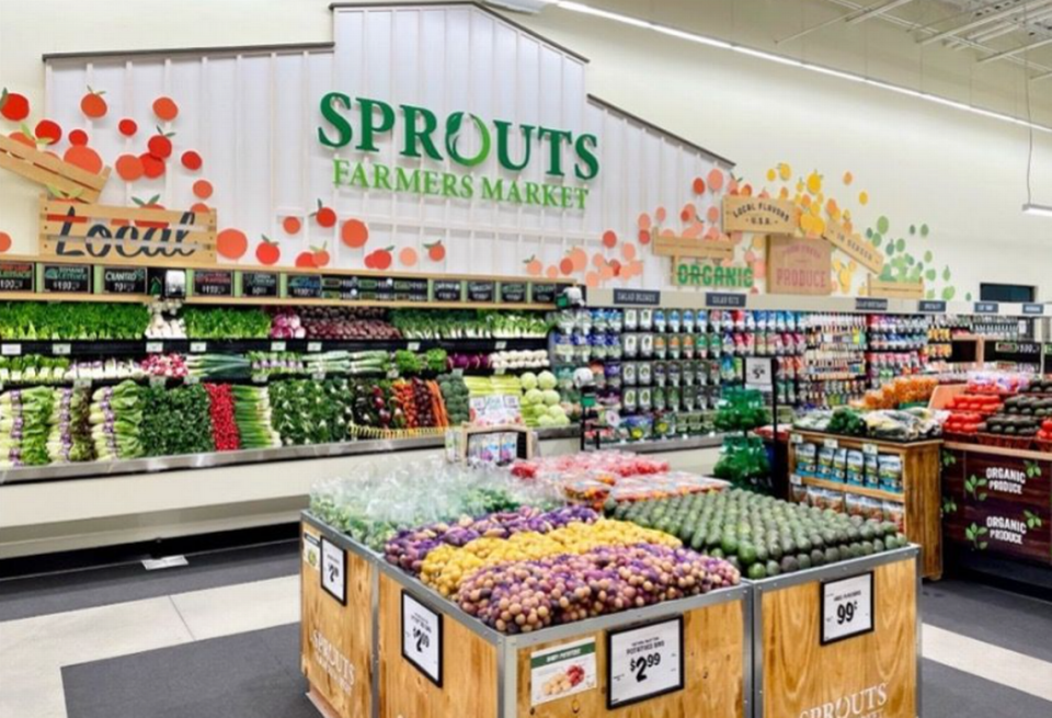 Sprouts’ produce sections are the main event at its stores.