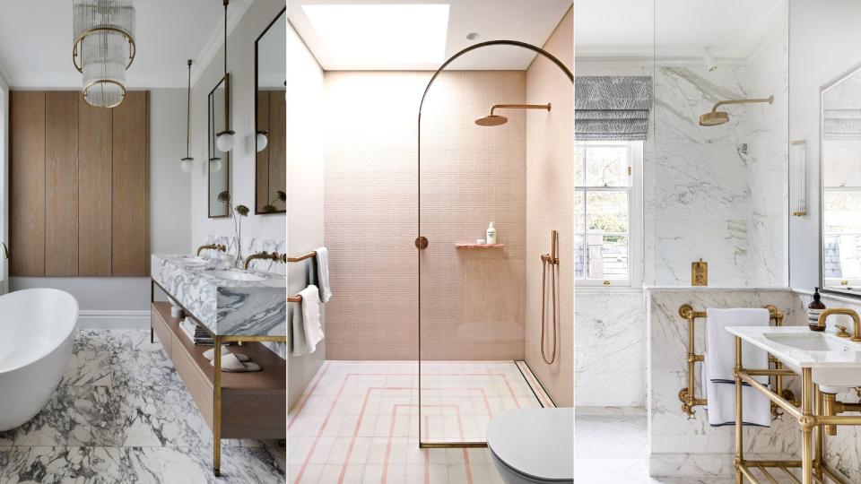<p> Bathroom trends come and go, but these timeless designs are very much here to stay for this year and beyond. From fluted finishes to forest green, these are the latest bathroom trends to take note of for your bathroom remodel &#x2013; or simple room update.&#xA0; </p> <p> While following &#x2013; and applying &#x2013; the latest trends isn&apos;t a guarantee of achieving a timeless look, these&#xA0;bathroom ideas&#xA0;are, we think, elegant enough to stand the test of time. </p>