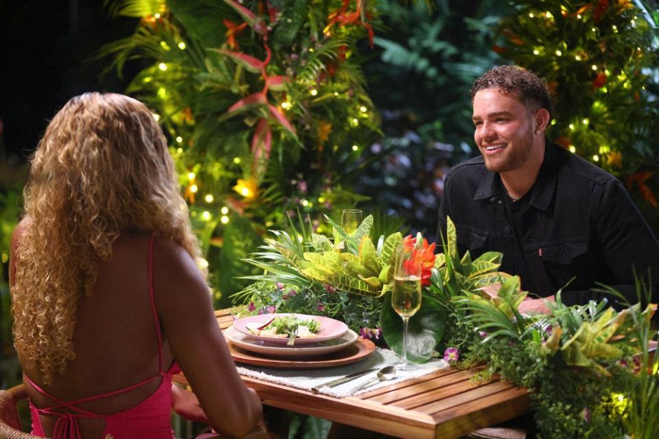 Marco Donatelli and Hannah Wright received a cash prize of $100,000, which they'll split, for their season five win of 'Love Island USA.' (Credit: Sara Mally/PEACOCK)