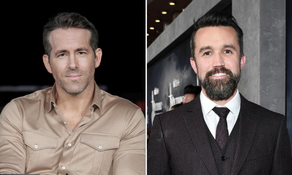 Ryan Reynolds and Rob McElhenney. Their plan to invest in Wrexham was described by a lifelong fan as ‘extremely exciting’.