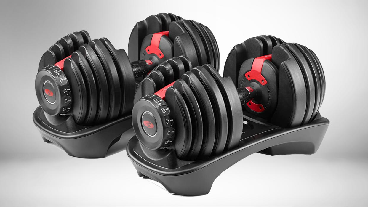  Bowflex SelectTech adjustable dumbbells 