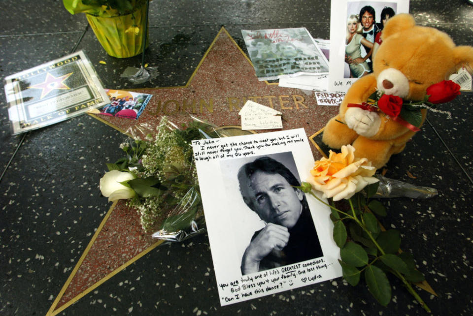 a memorial for John Ritter