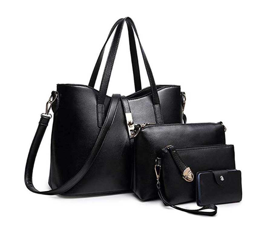 Y2L 4-Piece Leather Tote Set. (Photo: Amazon)