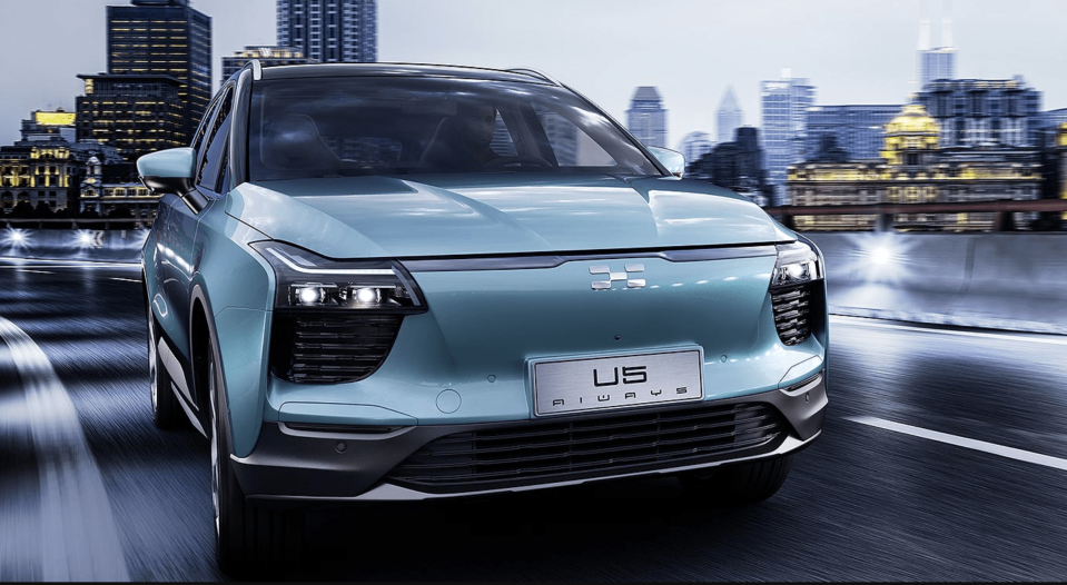 AIWAYS U5 electric SUV. Credit: AIWAYS