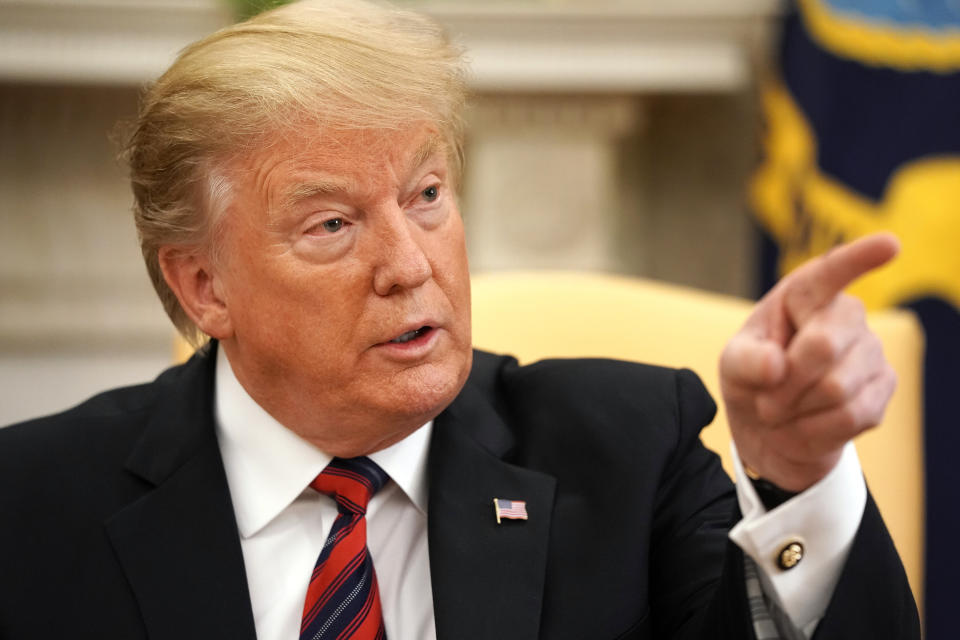 President Trump hasn't showed signs of backing down against China. (Photo: Chip Somodevilla/Getty Images)