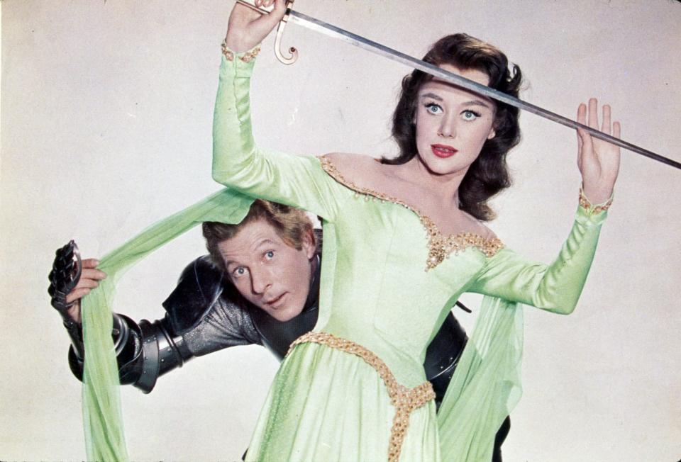 Glynis Johns with Danny Kaye in Court Jester (1956)