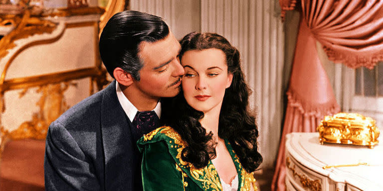 <p>For as much of a whirlwind that <em>Gone with the Wind </em><span>truly is, its production might have been even more intense. From the never-ending search for Scarlett, the ever-changing</span> management and disgruntled actors, it seems short of a miracle that the film actually <em>happened</em><span>. And that famous kiss scene? Not so passionate (one word: dentures). Confounding script and scandal aside, there's just nothing better than <em>Gone with the Wind </em><span>- that's just a fact.</span></span></p>