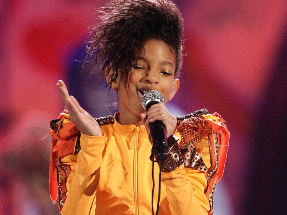 willow smith performing april 2011