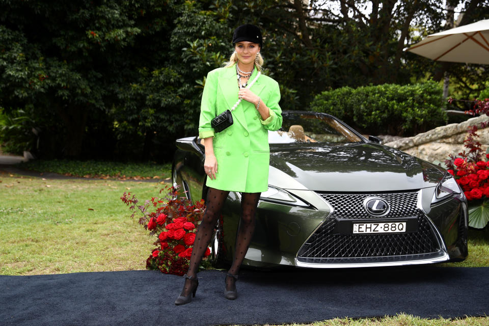 SYDNEY, AUSTRALIA - OCTOBER 27: Nadia Fairfax attends the 2020 Melbourne Cup Carnival Sydney Launch on October 27, 2020 in Sydney, Australia. (Photo by Don Arnold/WireImage)