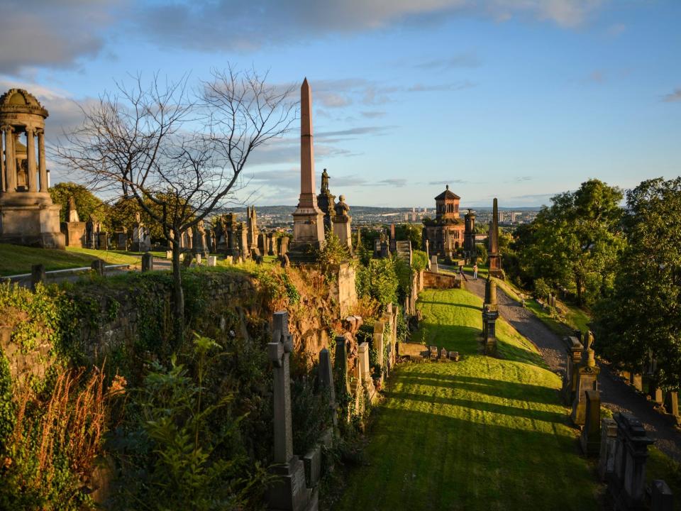 The Glasgow Necropolis is a Victorian cemetery in Glasgow, Scotland.