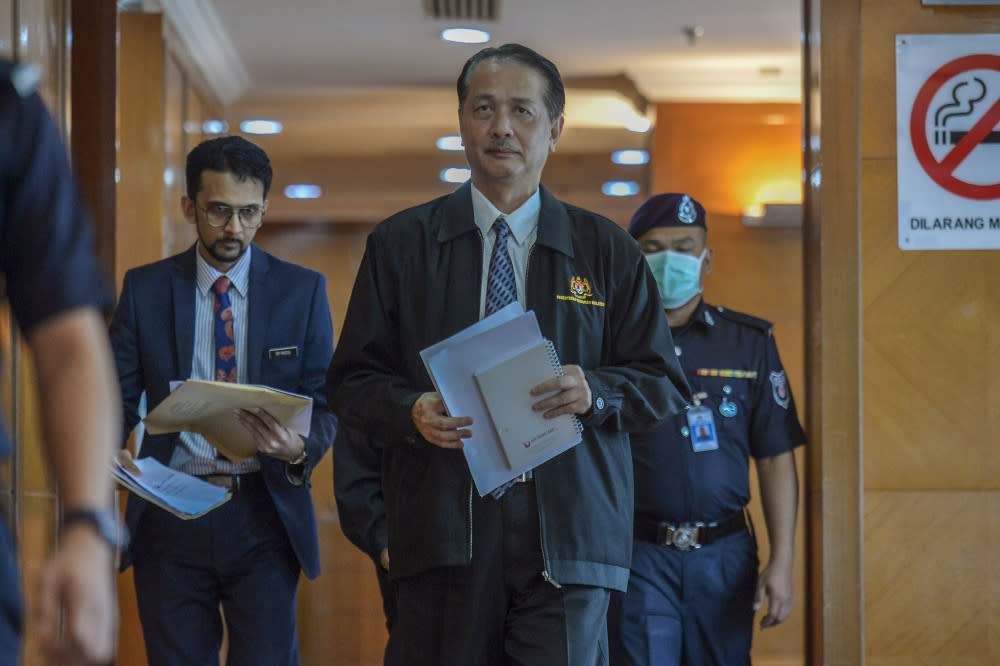 Health director-general Datuk Dr Noor Hisham Abdullah speaks during a press conference in Putrajaya March 30, 2020. — Picture by Shafwan Zaidon