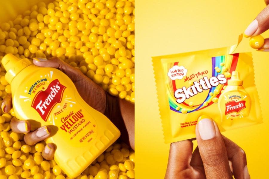 Skittles colabora con French´s y anuncian sabor nuevo por el Día de la Mostaza