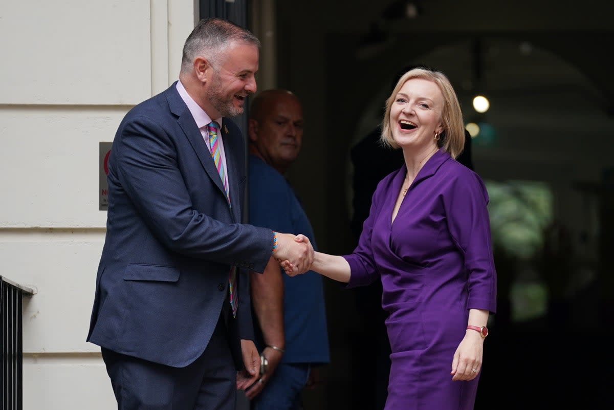 Liz Truss has been reported to have power dressed in ‘imperial’ purple (Kirsty O’Connor/PA) (PA Wire)