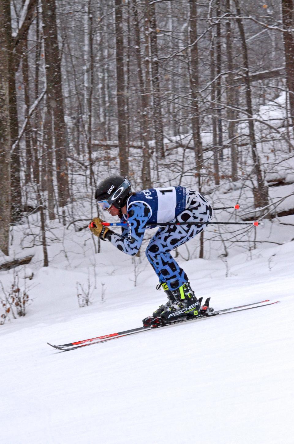Petoskey's Gavin Galbraith earned a pair of top 10 finishes to open the season on Monday at Schuss Mountain.