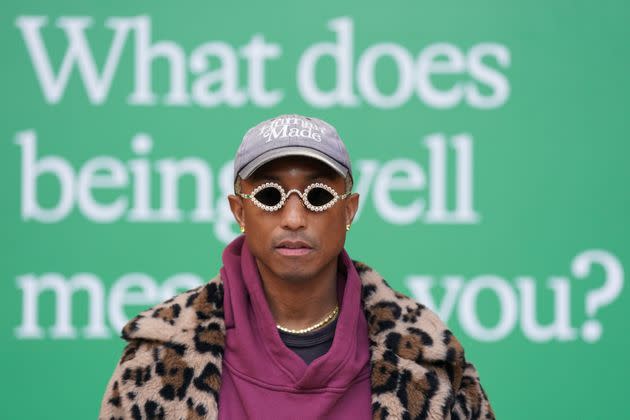 Pharrell Williams has famously youthful skin, and he's capitalizing on it. 