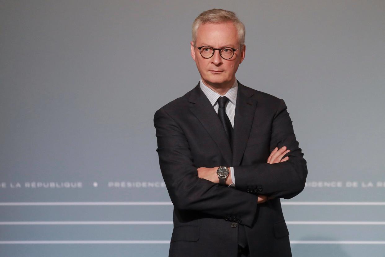 Bruno Le Maire, ministre de l’Economie et des Finances 
