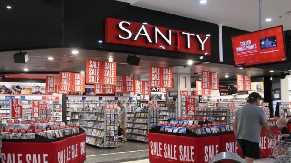 The exterior of a Sanity store.