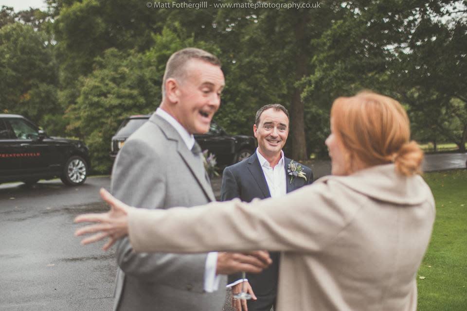 J.K. Rowling helps celebrate wedding in Edinburgh (Credit: Facebook/Matt.E Photography)