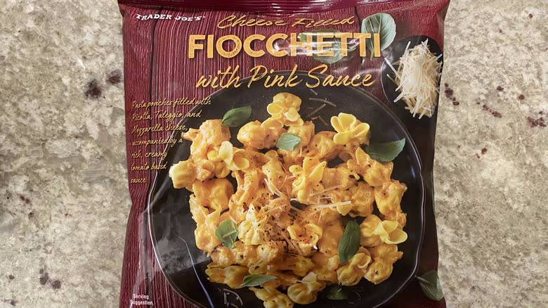 Frozen cheese-filled fiocchetti package