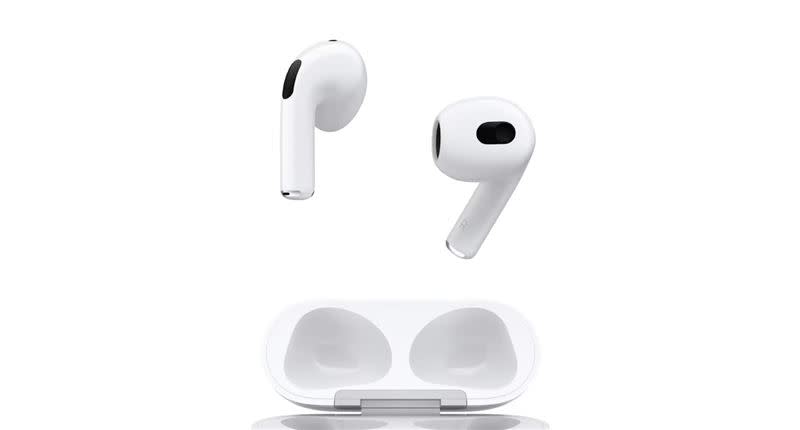 AirPods 3 正式亮相。 （圖／翻攝自蘋果發表會）