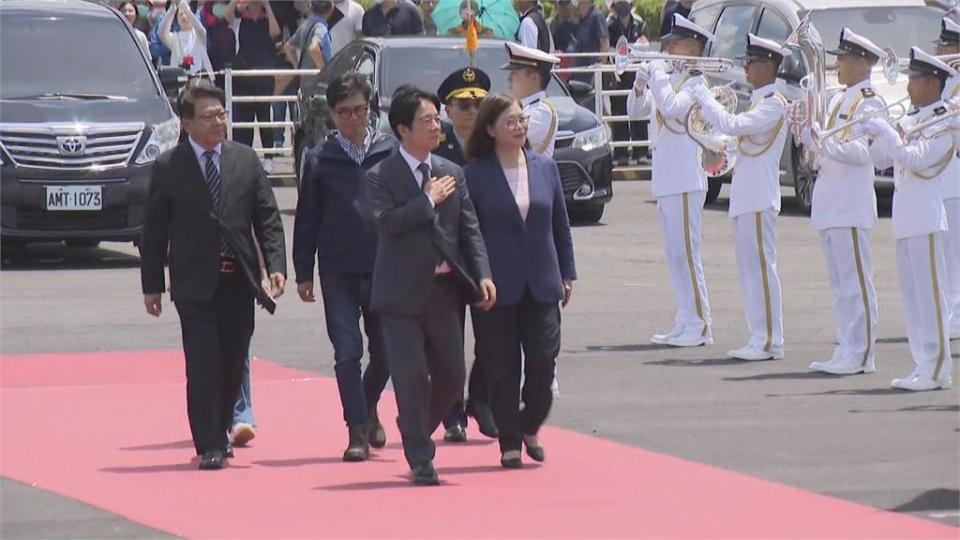 快新聞／雲林艦成軍！　賴清德授旗：台灣迎風起航向世界傳遞守護民主的決心