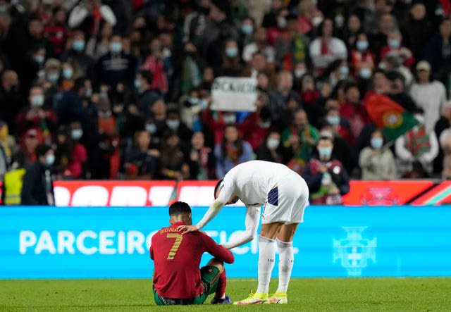 Cristiano Ronaldo and Portugal must now come through the play-offs to reach the finals 