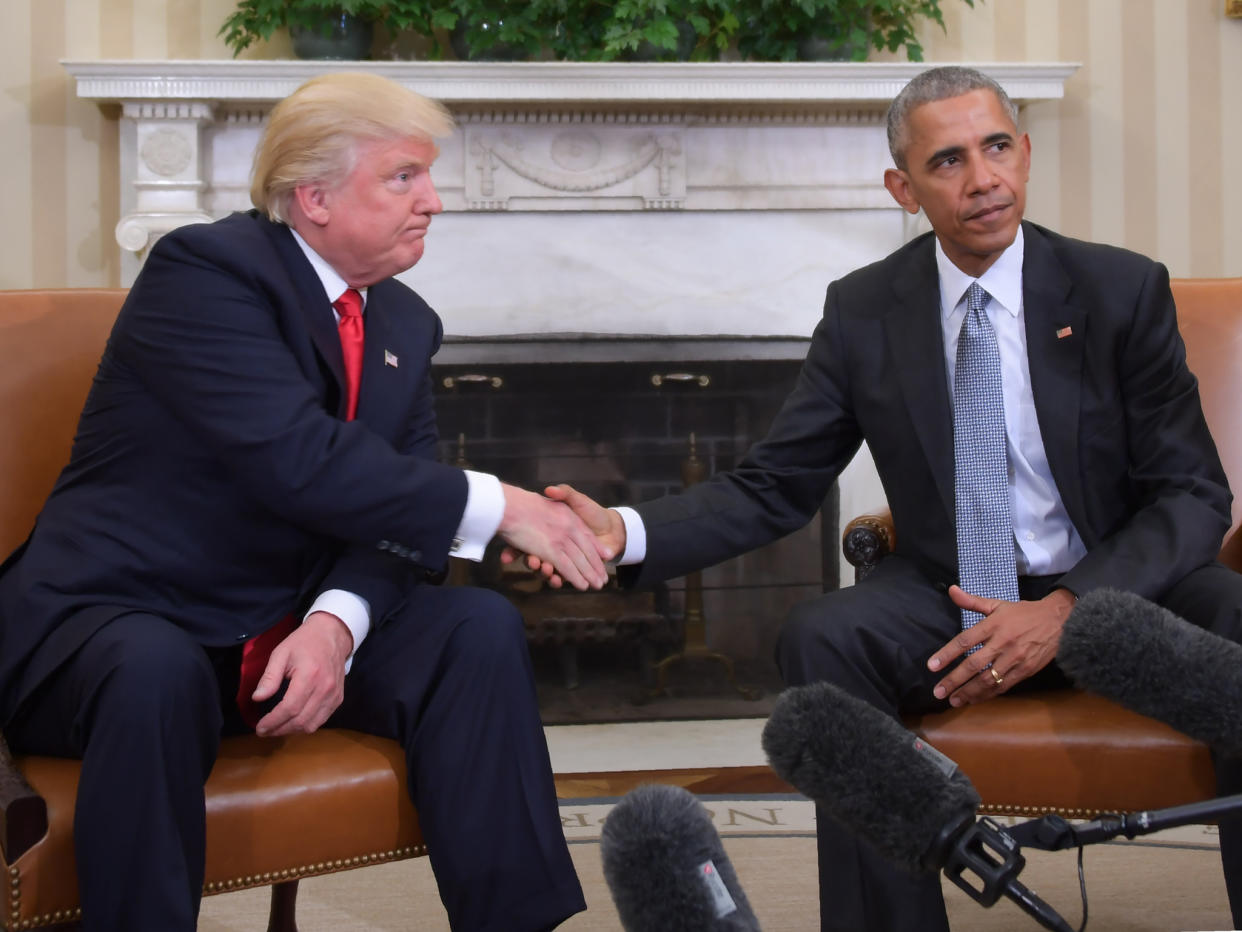 Trump meets Obama after election win: Jim Watson/Getty