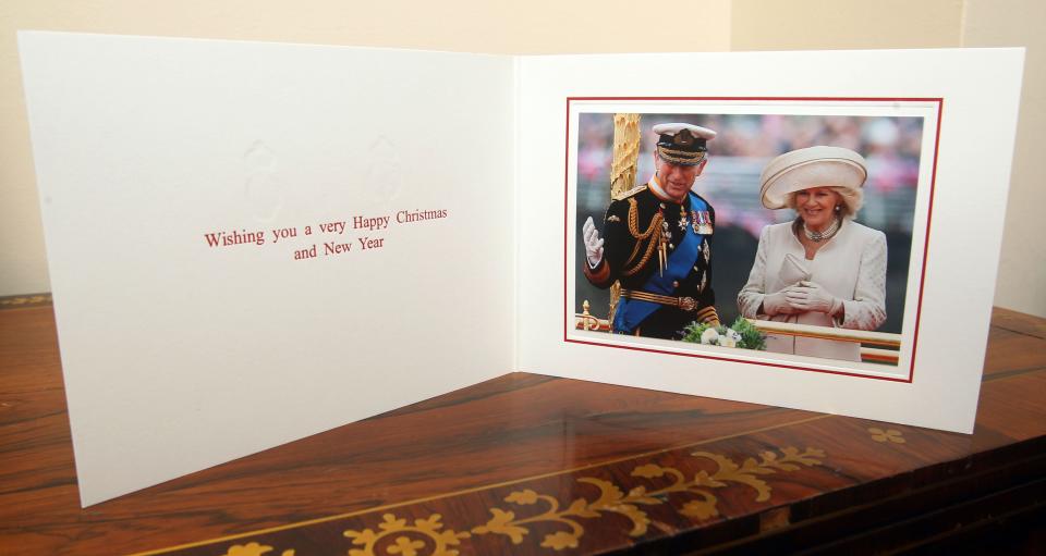 Prince Charles and Camilla 2012 Christmas Card