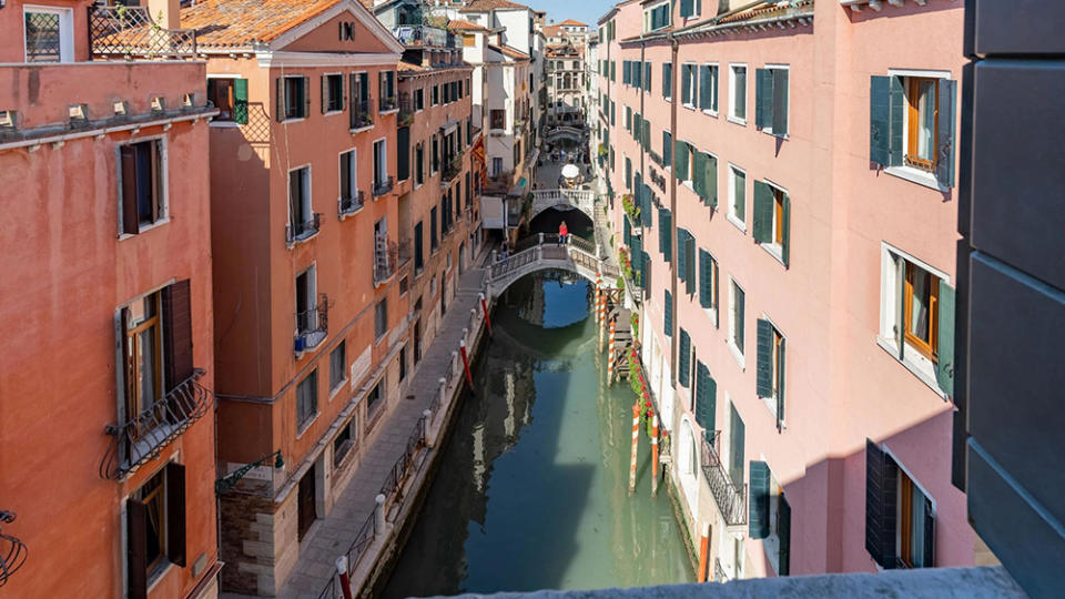 A view of the Rio Della Sensa canal the property overlooks in Venice. - Credit: Sotheby's Concierge Auctions