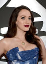 Kat Dennings’ full chest have surely seen the light of day in that dress.