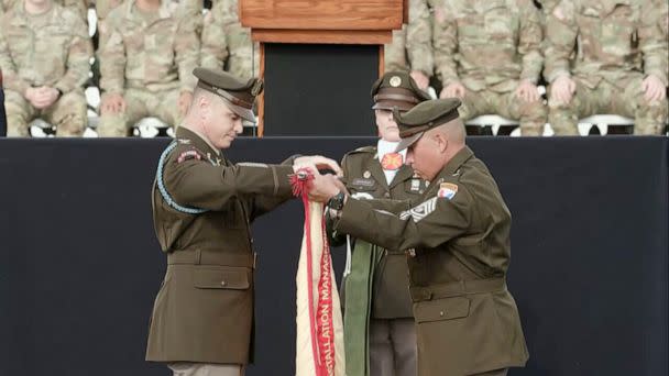 PHOTO: Fort Benning was renamed Fort Moore in a ceremony in Columbus, Georgia, on May 11, 2023. (WTVM)