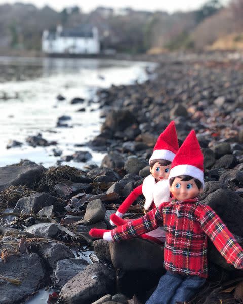 <p>If you're on holiday during December, kids will love finding their elf in new places like on the beach. </p><p><a href="https://www.instagram.com/p/ClyLsPGLwkM/" rel="nofollow noopener" target="_blank" data-ylk="slk:See the original post on Instagram;elm:context_link;itc:0" class="link ">See the original post on Instagram</a></p>